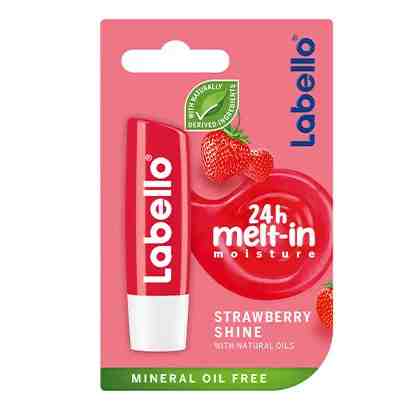 Labello Strawberry Shine Lip Balm 4.8 ml